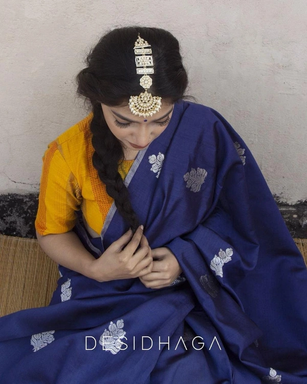 BRISA Women's Soft Lichi Silk Sarees