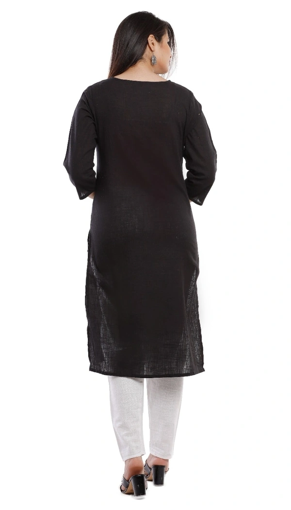 BRISA Women's Heavy Embroidery Cotton Kurtis And Pant - M-38 L-40 XL-42 XXL-44