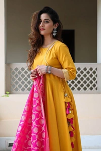 BRISA Beautiful Classy Full Flair Kurti+Duppatta - M 38 to xxl 44