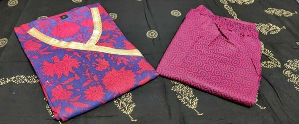 BRISA Heavy Rayon Kurti+Pant+Duppatta - M 38 L 40 XL 42 XXL 44