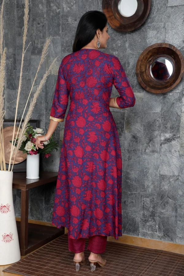 BRISA Heavy Rayon Kurti+Pant+Duppatta - M 38 L 40 XL 42 XXL 44