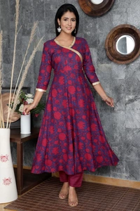 BRISA Heavy Rayon Kurti+Pant+Duppatta - M 38 L 40 XL 42 XXL 44