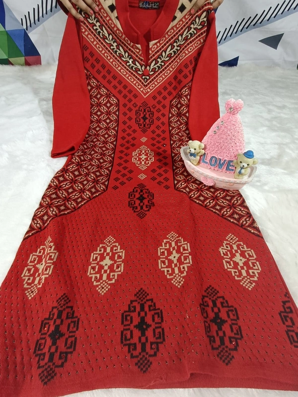 BRISA Pure Wollen Knitting Kurtis - free size (40 42 44 46)