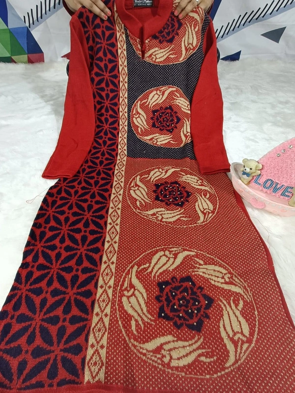 BRISA Pure Wollen Knitting Kurtis - free size (40 42 44 46)