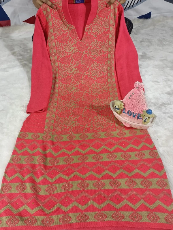 BRISA Pure Wollen Knitting Kurtis - free size (40 42 44 46)
