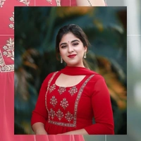BRISA Georgette Kurti Pant And Dupatta - M-38 L-40 XL-42 XXL-44