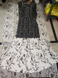 BRISA Beautiful Rayon Kurti Skirt Dupatta Set - M(38)L(40)XL(42)XXL(44)
