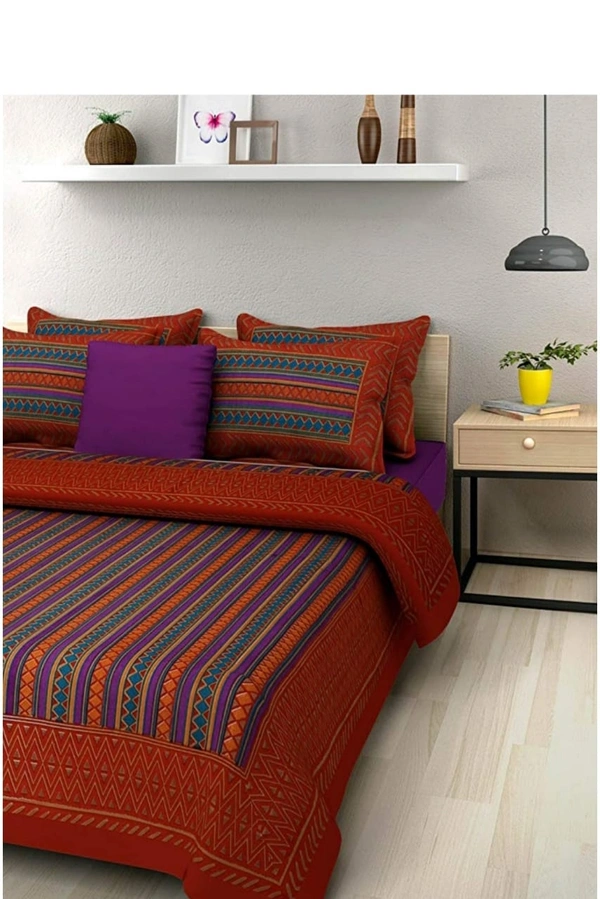 BRISA Jaipuri Sangeri Bedsheets & Pillow Covers