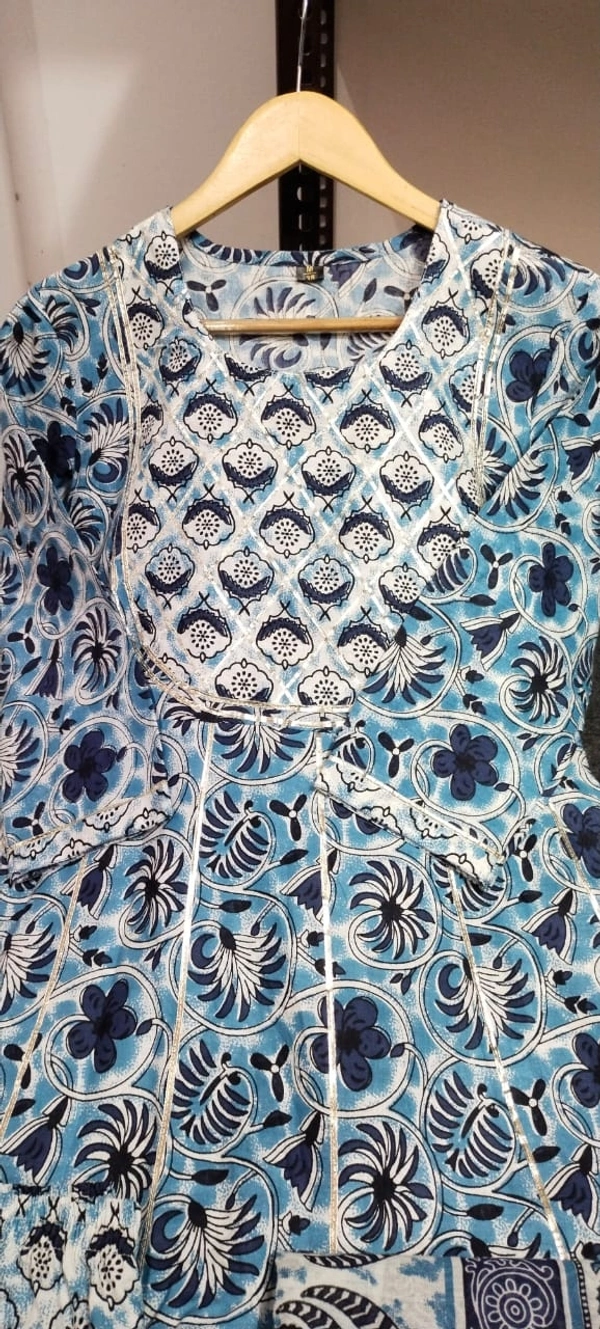 BRISA Anarkali Kurti Pant And Duppatta - m(38)L(40)XL(42)XXL(44)