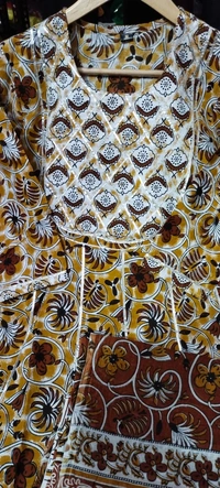 BRISA Anarkali Kurti Pant And Duppatta - m(38)L(40)XL(42)XXL(44)