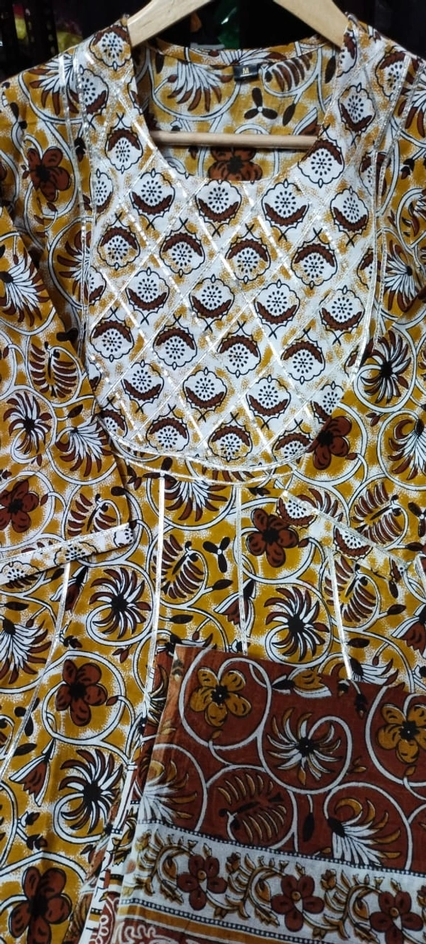 BRISA Anarkali Kurti Pant And Duppatta - m(38)L(40)XL(42)XXL(44)