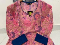 BRISA Cotton Printed Kurti&Pant - M(38)L(40) XL(42)XXL(44)