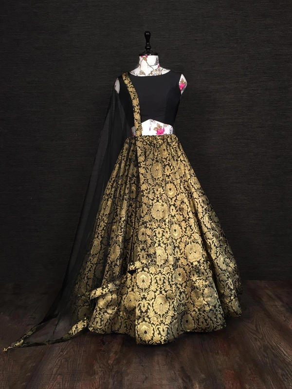 BRISA Banarasi Zari Lehenga Choli