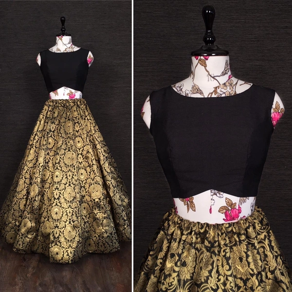 BRISA Banarasi Zari Lehenga Choli