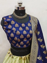 BRISA Women's Banarasi Lehengas 