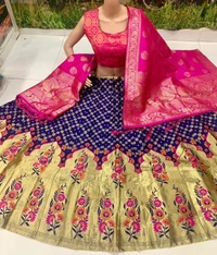 BRISA Women's Banarasi Lehengas 