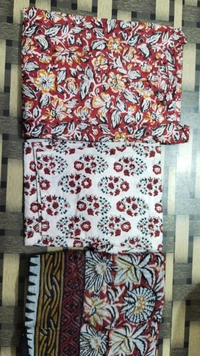 BRISA Rayon Cotton Fabric Kurti Pant &Dupatta - M 38 L 40 XL 42 XXL 44