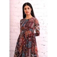 BRISA Georgette Fabric Kurti And Palazzo - s  36 m 38 L 40  XL 42 xxl 44