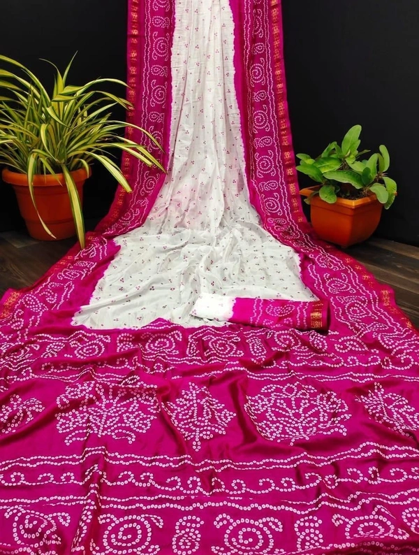 BRISA  Beautiful Bandhej Sarees