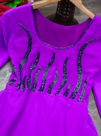 BRISA Fox Georgette Designer Handwork Maxi - M 38 L 40 XL 42 XXL 44