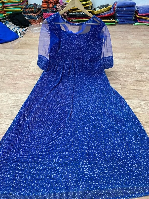 BRISA Fox Georgotte Gown  - M 38 L 40 XXL 44
