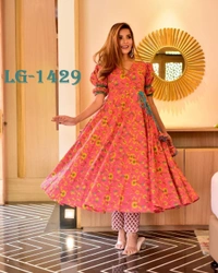 BRISA Beautiful Printed Salwar Suit & Palazo - freesize