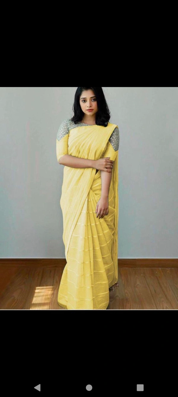 BRISA Heavy Organza Fancy Thread Sequence Sarees