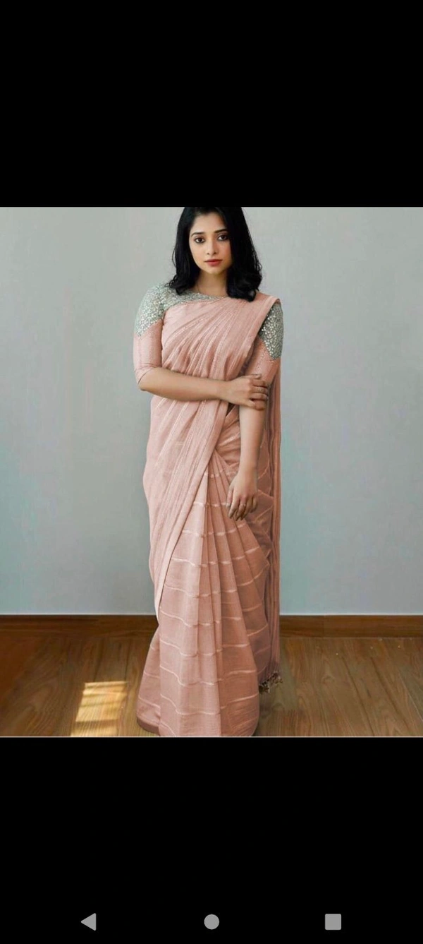 BRISA Heavy Organza Fancy Thread Sequence Sarees