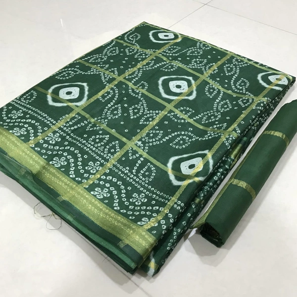 BRISA Bandhan Cotton Weaving Border Sarees