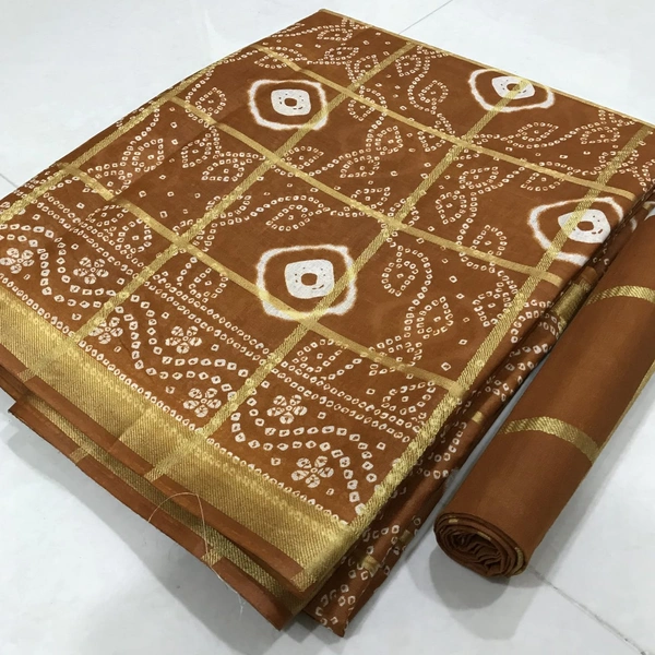 BRISA Bandhan Cotton Weaving Border Sarees
