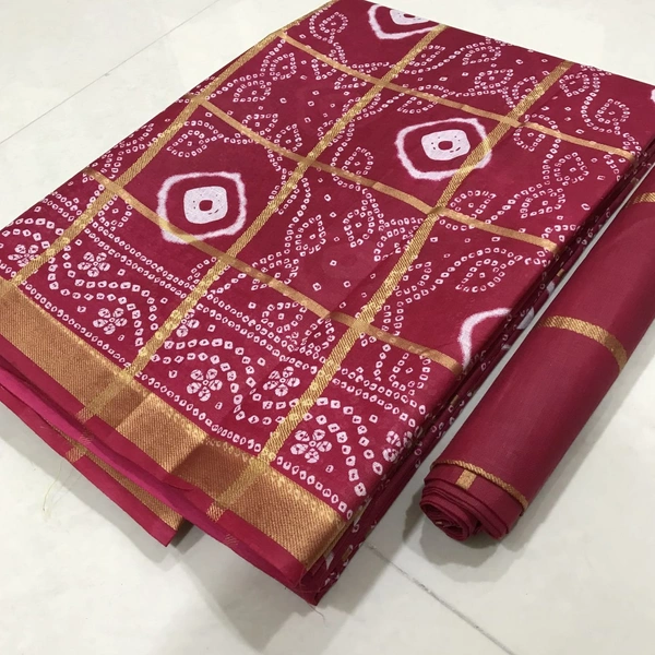 BRISA Bandhan Cotton Weaving Border Sarees