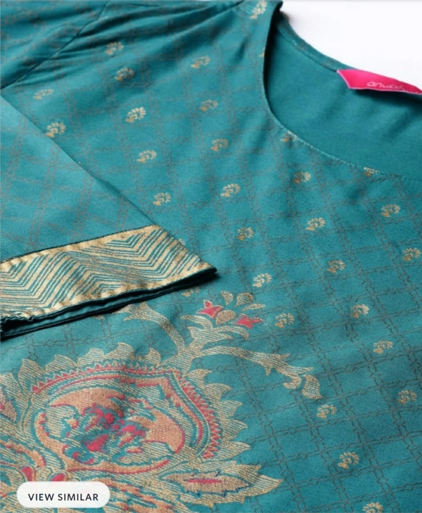BRISA Beautiful Heavy Rayon Kurti With Plazo - M 38 L 40 XL 42 XXl 44
