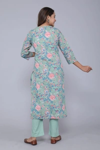 BRISA Heavy Embroidery Kurti With Pant - s 36 ,m 38 ,l 40, XL 42 ,XXl 44, XXL 46