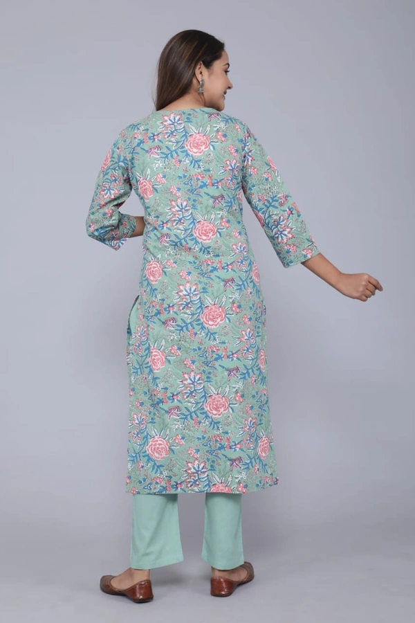 BRISA Heavy Embroidery Kurti With Pant - s 36 ,m 38 ,l 40, XL 42 ,XXl 44, XXL 46