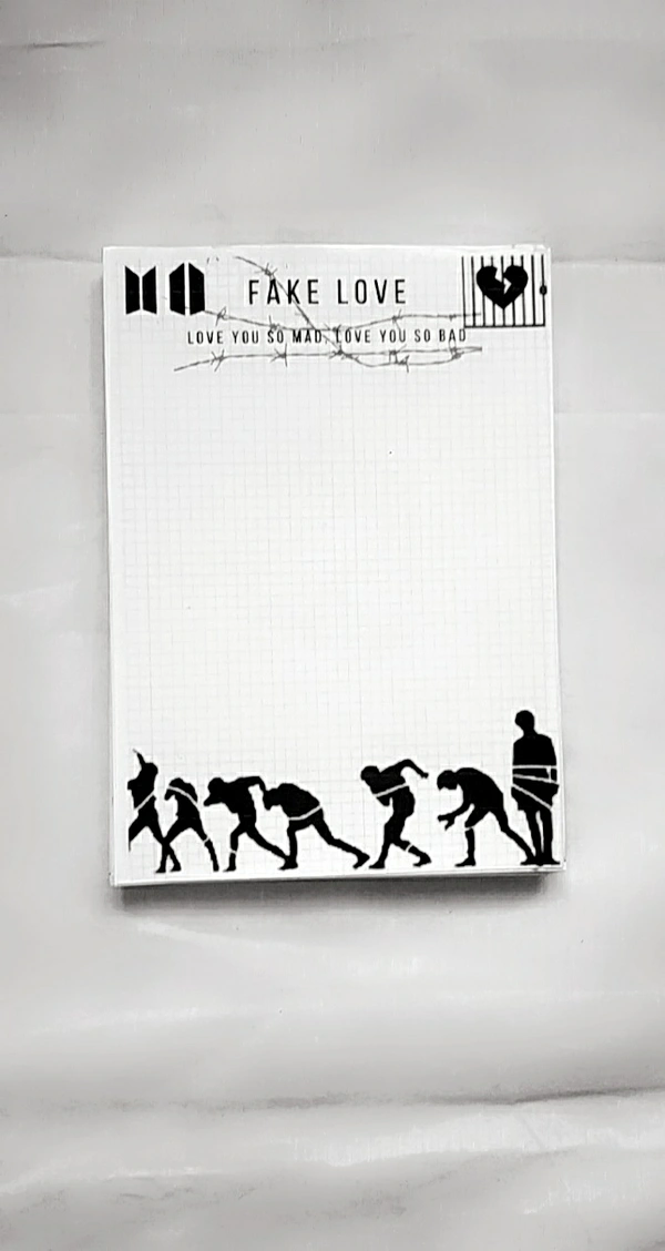 Fake Love Memo Pad