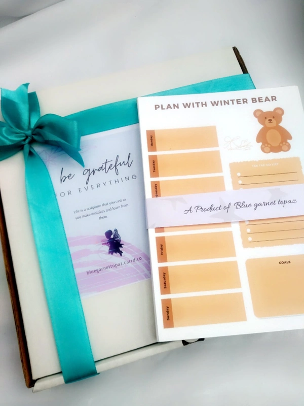 Winter Bear Weekly Planner