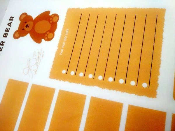 Winter Bear Weekly Planner