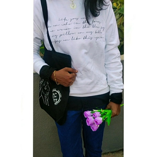 Life Goes On Sweat Shirt - M