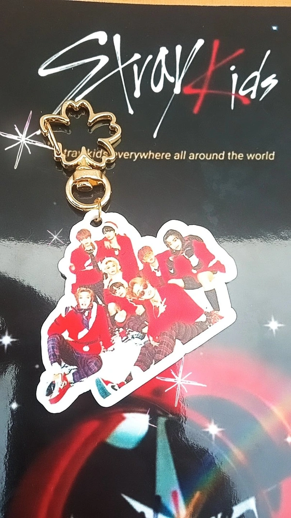 SKZ Christmas Evel Keychain