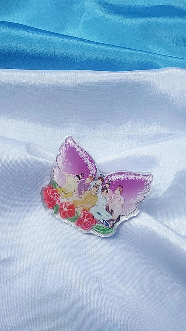 Festa Angel Holographic Acrylic Pin-B GRADE