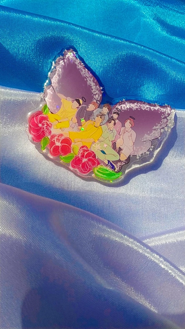 Festa Angel Holographic Acrylic Pin-B GRADE