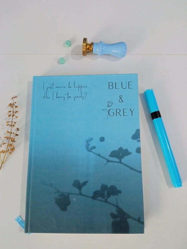 Blue And Grey Journal/Planner