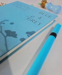 Blue And Grey Journal/Planner