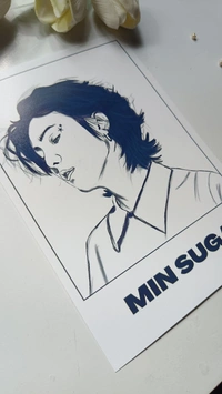 Art Prints - Purple Yoongi