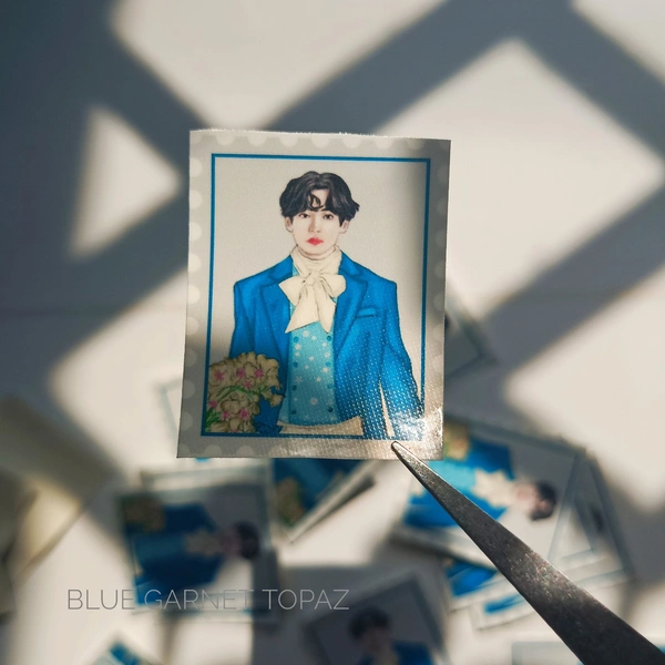 Tae Stamp Sticker Flake