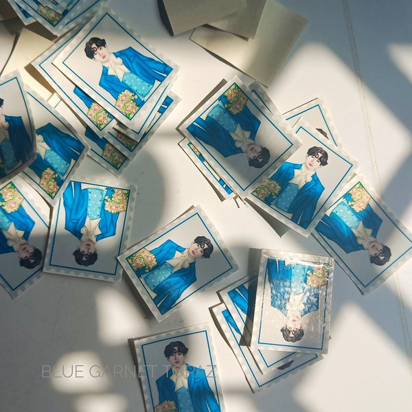 Tae Stamp Sticker Flake