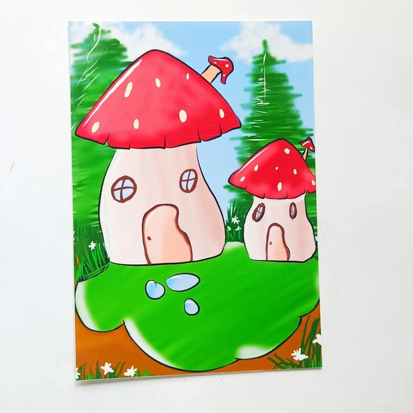 Art Print Update - Mushroom Hut