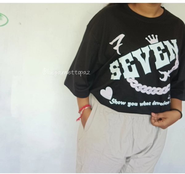 JK Seven Oversized tee - S