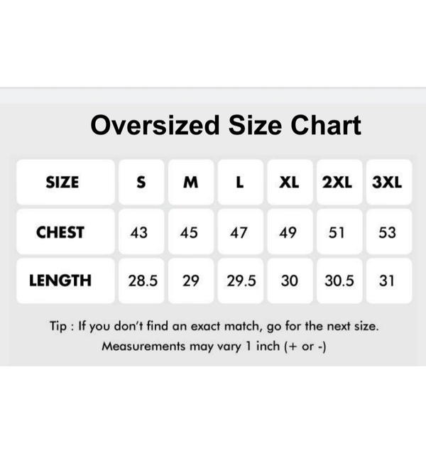 JK Seven Oversized tee - S