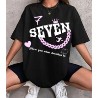 JK Seven Oversized tee - S